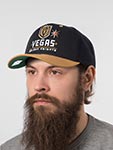 Бейсболка MITCHELL NESS арт. HP8591-VGKBLCK Vegas Golden Knights NHL (черный / песочный)